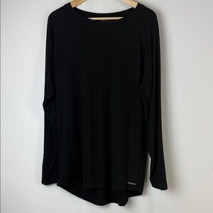 Alphalete Monarch Collection Black Long Sleeve Men's Tee Size Large